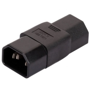 IEC320 C14 כדי C5 C6 C7 C8 C13 C15 C19 C20 C21 תקע מחבר 10A 16A 250V PDU UPS כוח שקע מתאם שחור - Product Image 3