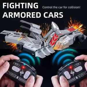 Jinying 2,4G 2 jugadores lucha blindada Control remoto coche juguete juego de batalla armadura de hierro Drift Chariot colisión para niños Juguetes - Product Image 4