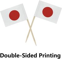 Schneller Versand Neue Maßgefertigte Japan-Flagge und Flaggen Verschiedener Länder Kleine Mini-Zahnstocher-Cupcake-Topper zur Dekoration