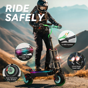 Scooter eléctrico FENGQS GT8 PRO de 67.2V 38Ah 2800W*2, 80km/h, con neumáticos de 11 pulgadas, frenos de disco hidráulicos y 90km de autonomía (Stock UE) - Product Image 3