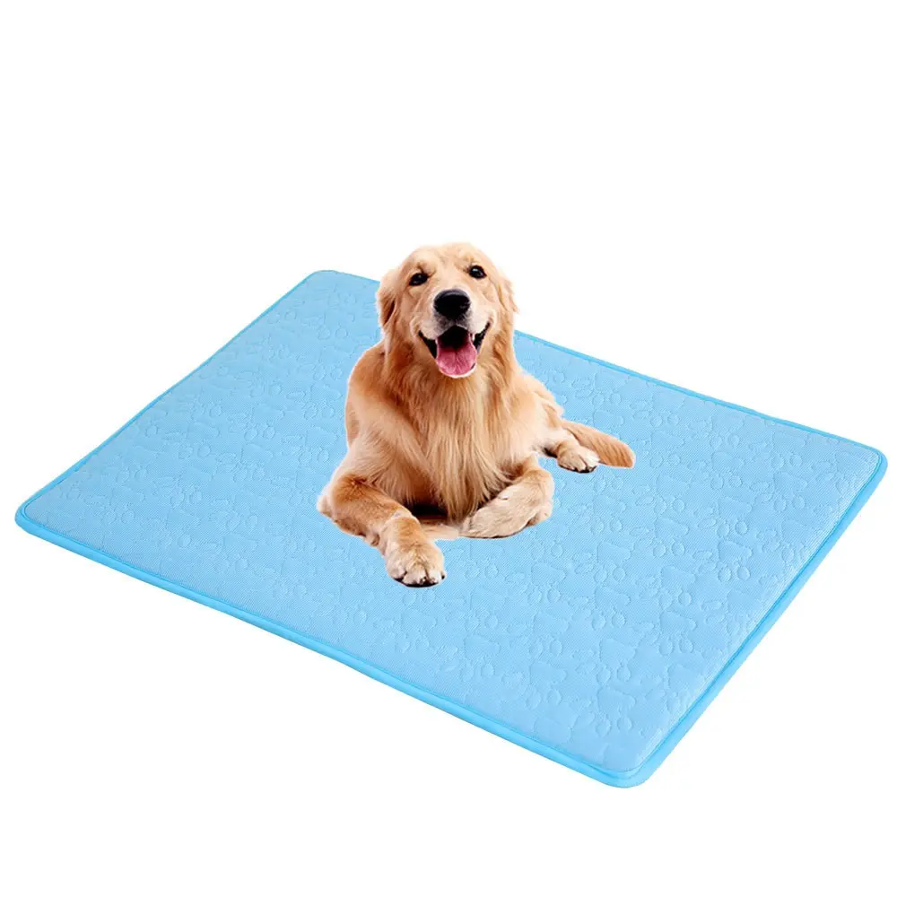 HRP PET Reusable Waterproof Pet Dog Cooling Mats for Dogs Non Slip Pee Pad Washable Dog Cooling Pad