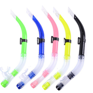 <span class=keywords><strong>Tuba</strong></span> semi-sèche anti-éclaboussures en PVC écologique pour la plongée et la natation en extérieur, vente en gros d'usine - Product Image 1