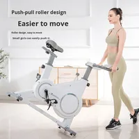 Cyclette da Casa con Resistenza Elettromagnetica Intelligente, 24 Livelli di Resistenza Precisa, Volano Chiuso, Capacità 150kg