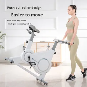 Vélo <span class=keywords><strong>de</strong></span> spinning vertical à contrôle électromagnétique en gros, OEM, ultra-silencieux pour la maison, avec écran LED, volant d'inertie <span class=keywords><strong>de</strong></span> 6 kg, capacité maximale <span class=keywords><strong>de</strong></span> 150 kg - Product Image 2