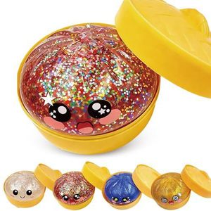 Wholesale Cute Smile Face New <b>Glitter</b> Dumpling Squishy TPR Squishy Stress Ball Simulation Food Dumpling Squishy Toy - Product Image 6