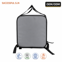 Sac à dos de messagerie réfléchissant haute visibilité, isolé, extra large, imperméable, ouverture frontale facile, vente en gros en vrac, direct usine