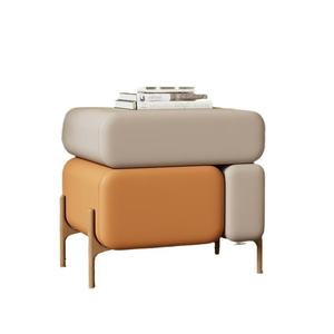Pouf modulaire multifonctionnel - Repose-pieds de rangement moderne pour salons et chambres à coucher - Product Image 3