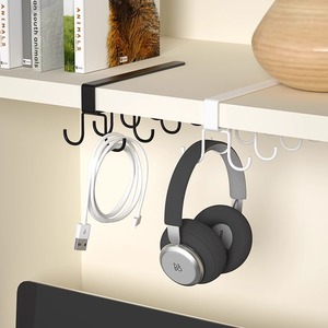 Đa chức năng 12 móc lưu trữ Kệ tủ quần áo tủ kim loại dưới kệ cốc cốc móc áo phòng tắm nhà bếp tổ chức - Product Image 5