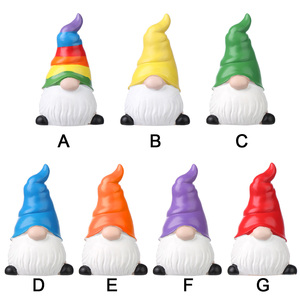 Estatua de resina sin rostro para jardín, figuritas de duelos mágicos, muñecos Enanos para exteriores, adornos - Product Image 3