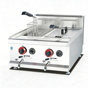 Friteuse Commerciale à Gaz pour Restaurants - Friteuse à Gaz Naturel pour Frites et Poulet - Product Image 1