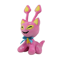 Peluche Fée aux Longues Oreilles Rose, Tissu Lavé Ultra Doux, Rembourrage Coton PP, Vente en Gros, Animal en Peluche Personnalisé OEM, Cadeau pour Enfants, En Stock