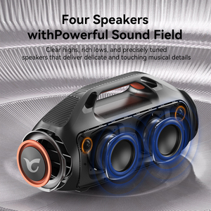 F29 Max Không Dây Loa Di Động 300W Sâu Woofer Không Thấm Nước IPX7 Không Thấm Nước Loud Stereo Loa Siêu Trầm Sâu Bass Cho Ngoài Trời - Product Image 3