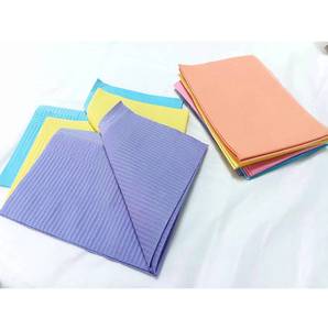 3 lớp dùng một lần không thấm nước yếm Nha Khoa dành cho người lớn bệnh nhân sử dụng khăn ăn bán buôn - Product Image 6