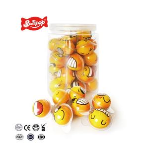 ลูกบอลนุ่มใส่แยมและผลไม้ใส่หน้ายิ้มแบบ3D สำหรับบรรจุภัณฑ์แบบขวด - Product Image 1