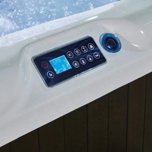 Vendita calda Freestanding moderno Hotel Spa vasca da bagno con idromassaggio per massaggio scolapiatti uso interno/esterno <span class=keywords><strong>Yacuzzi</strong></span> - Product Image 5