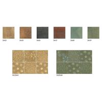 Échantillon Gratuit : Carreaux de Salle de Bain Carrés en Porcelaine Mate Antidérapants pour Murs et Sols, Style Métro, Idéaux pour Villas et Hôtels