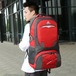 Outdoor Hiking <b>Backpack</b> 40L 60L 85L <b>Large</b> Capacity Adjustable Fit Unisex Adventure Bag - Product Image 2
