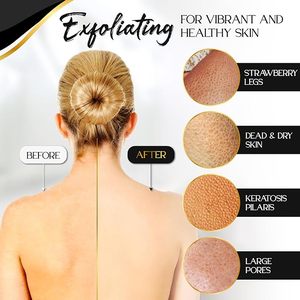 Exfoliërende handschoenen met eigen logo, diepe exfoliërende badhandschoenen, huidvriendelijke exfoliërende wanten voor de douche, lichaamscrubber - Product Image 4