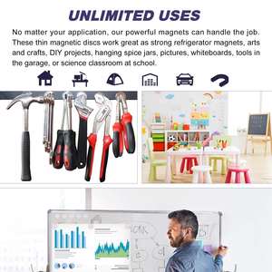 N52 materiali magnetici permanenti <span class=keywords><strong>molto</strong></span> <span class=keywords><strong>forti</strong></span> terre Rare Ndfeb magneti al neodimio a disco - Product Image 4