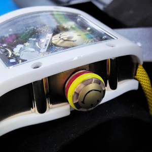 Montre mécanique de luxe pour homme, boîtier en alliage, cadran à aiguilles, verre saphir, bracelet en tissu, 48 mm, étanche 20 ATM, mouvement caché - Product Image 3