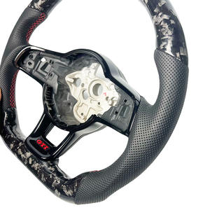 <span class=keywords><strong>Volante</strong></span> de fibra de carbono con patrón de forja de elementos rojos para Volkswagen VW GOLF Golf <span class=keywords><strong>GTI</strong></span> / R MK7 Golf <span class=keywords><strong>6</strong></span> <span class=keywords><strong>volante</strong></span> - Product Image 5