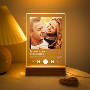 Luz Nocturna 3D para Habitación, Empaque de Regalo con Logotipo, Acrílico UV, Foto Táctil, Publicidad Creativa, DIY - Product Image 4