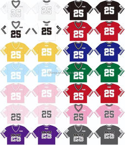 חולצות גברים הסיטונאי מותאם אישית גברים נשים camo גרפי crots יבול כדורגל העליון רשת כדורגל - Product Image 3