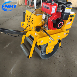 Rodillo Vibratorio de 310 kg con Motor, Bomba de Engranajes, Transmisión Hidráulica a Gasolina y Diésel, Rodillo de un Solo Tambor - Product Image 2