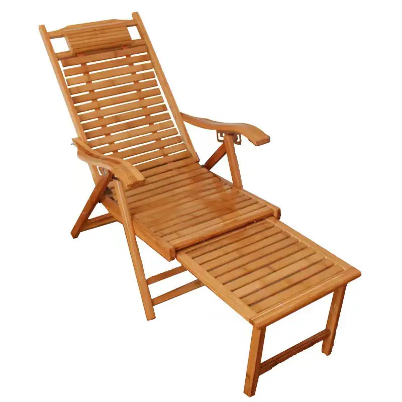 محمول قابل للطي ومنخفض ، الجلوس البحر الاسترخاء مخطط خشب الساج طوي كرسي الشمس في الهواء الطلق الخشب الترفيه الشاطئ صالة الكراسي سطح السفينة