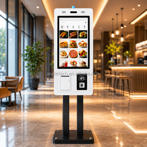 Kiosque interactif à écran tactile automatique WUXIN, conception <span class=keywords><strong>de</strong></span> module tout-en-un avec imprimante thermique <span class=keywords><strong>de</strong></span> reçus, kiosque <span class=keywords><strong>de</strong></span> <span class=keywords><strong>paiement</strong></span> - Product Image 1