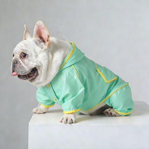Imperméable réglable pour animaux de compagnie, poncho léger à capuche, veste pour chiens - Product Image 1