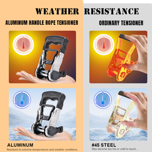 Tùy Chỉnh 1.5 Inch 38Mm Cao Su Xử Lý #45 Thép Ratchet Khóa Căng Thẳng Vành Đai Lashing Dây Đeo Tie Xuống Ratchet Dây Đeo Cho UTV - Product Image 3