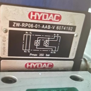 Válvula de Retención Hidráulica Hydac ZW-RP06-01-AAB-V, Presión Máxima de 350 Bares, Medio de Aceite, Tipo de Conmutación Unidireccional - Product Image 1