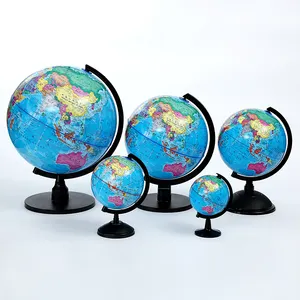 14.2cm World Globe With Stand Desktop Geographic Globes Research On High Definition Standard Geography Chinese Globe