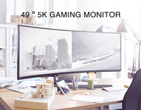 Monitor de 49 pulgadas para juegos de PC, pantalla curvada de 120Hz, 3840x1080, LED, LCD, 4k
