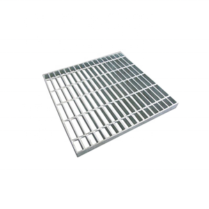 Griglia di scarico in acciaio zincato da 12 pollici per esterni a prova di ruggine, <span class=keywords><strong>copertura</strong></span> per fogna quadrata in metallo, fogli tagliati in argento - Product Image 1