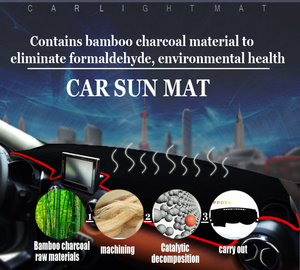Tấm Phủ Bảng Điều Khiển Xe Hơi Cho Toyota Prius 2004-2009 Tấm Lót Bảng Điều Khiển Ô Tô Bảo Vệ Chống Bụi Lái Tay Phải - Product Image 5