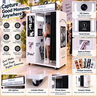 Borne photo numérique interactive pour centres commerciaux, événements, fêtes, mariages, festivals et magasins de détail