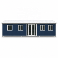 Casa Contenedor Portátil de 40 pies con Ensamblaje Rápido, Edificio Modular para Viviendas de Emergencia y Campamentos de Trabajadores