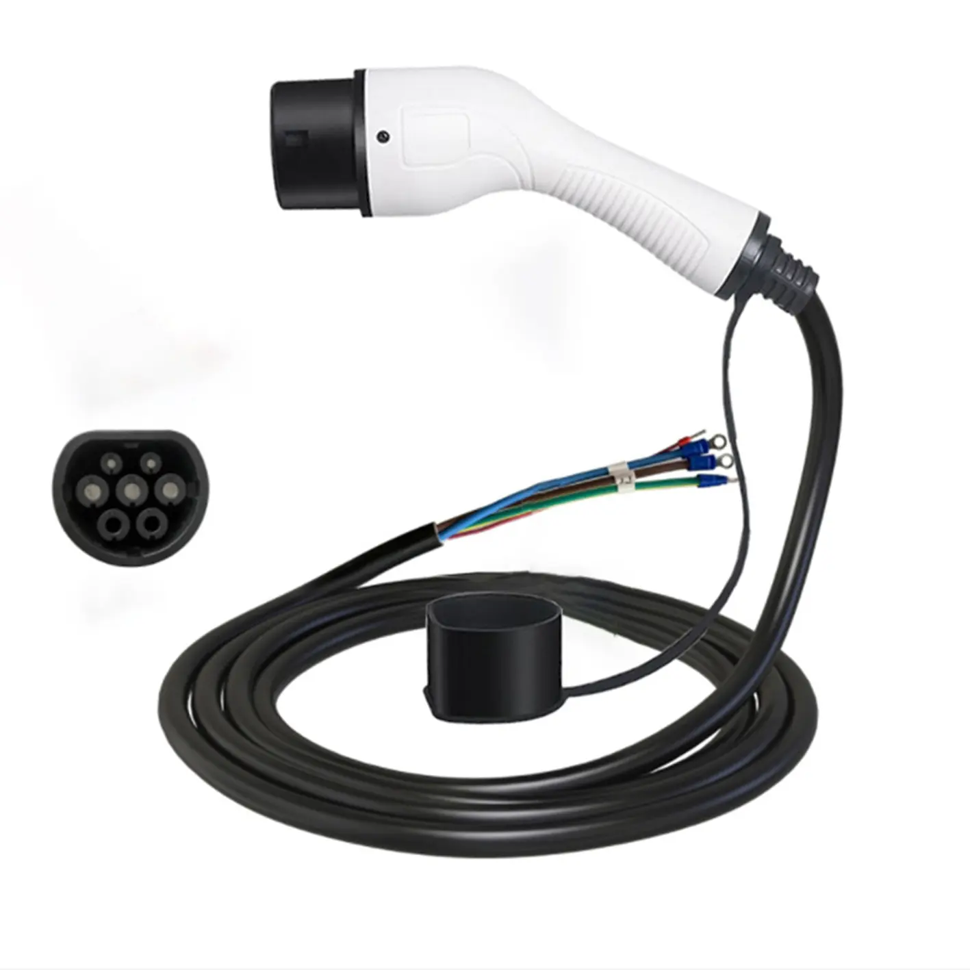 Chargeur de voiture électrique 32A 16A IEC62196 type 2 ev, câble de charge pour boîte murale