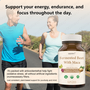 Label pribadi kapsul bit fermentasi dengan Maca wortel bubuk bayam meningkatkan metabolisme 60 Hitungan - Product Image 5