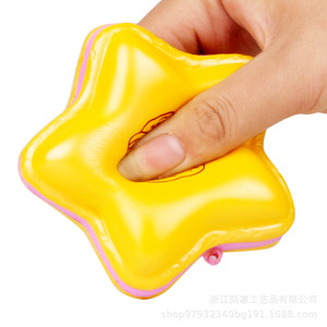 Llavero con forma de estrella Pu, impresión digital, tema animal, regalo promocional portátil para actividades - Product Image 4