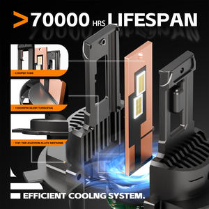 senbeder Tout-en-un Nouveauté <span class=keywords><strong>Petite</strong></span> <span class=keywords><strong>taille</strong></span> H4 H7 H11 Système d'éclairage automobile Phare LED - Product Image 4