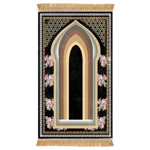<span class=keywords><strong>Tapis</strong></span> de prière de conception différente de luxe fabriqué en Chine <span class=keywords><strong>tapis</strong></span> de prière anti-dérapant de Dubaï <span class=keywords><strong>tapis</strong></span> de prière Islam de haute qualité pour musulman - Product Image 4
