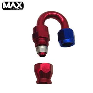 AN4 AN6 AN8 AN10 AN12 AN16赛车直0 45 90 180度聚四氟乙烯油气管线软管管端接头适配器 - Product Image 2