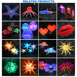 Ballons gonflables en forme de cœur colorés, <span class=keywords><strong>ballon</strong></span> gonflable en forme de cœur avec lumière LED pour fête, événement, <span class=keywords><strong>d</strong></span>écoration de mariage - Product Image 5