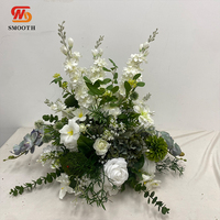 Bouquet de fleurs artificielles élégant et lisse pour événements de mariage, allées, scènes, décorations de sol