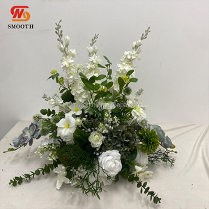 Bouquet de fleurs artificielles élégant et lisse pour événements de mariage, allées, scènes, décorations de sol - Product Image 2