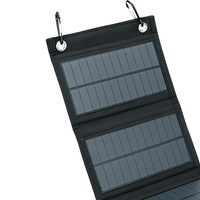 Chargeur solaire pliable 10W, mini panneau photovoltaïque portable pour le camping en plein air, alimentation du téléphone
