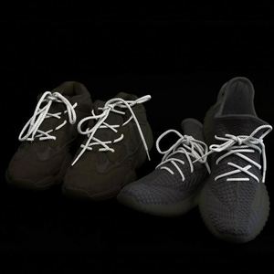 Polyester Reflective Shoelaces Women Men Glowing in Dark Shoe Laces <b>for</b> Sneakers Sport Shoes Rope Bootlaces - Product Image 6